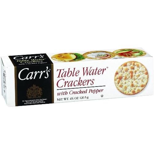Table Water Crackers - Cracked Pepper - Carrs