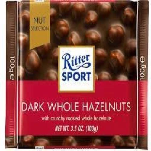 Dark Chocolate with Whole Hazelnuts - Ritter Sport