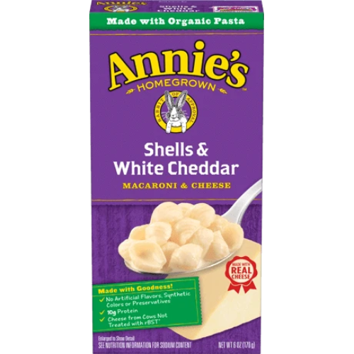 Mac and Cheese (Gluten Free - White Cheddar) - Annie's Homegrown